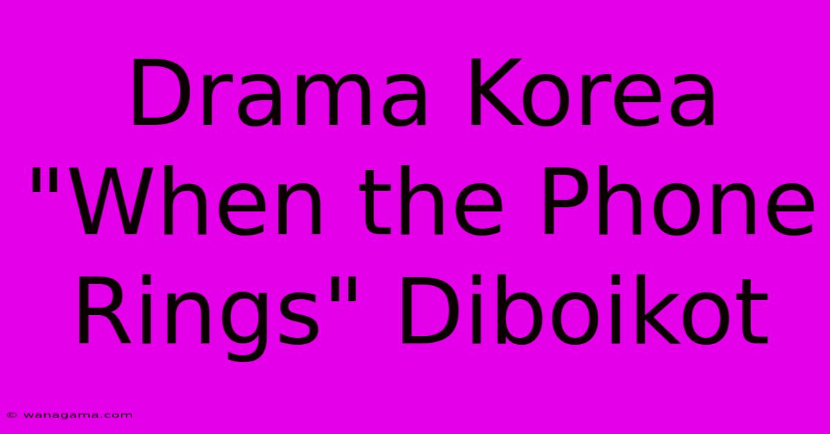 Drama Korea 